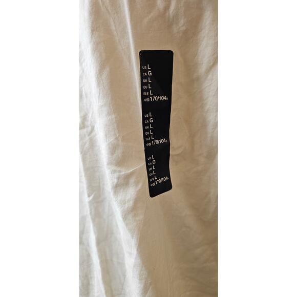 NEW Gap Short Sleeve Cotton Floral Lace Embroidered Midi‎ Dress Women Sz L Cream - Picture 3 of 7